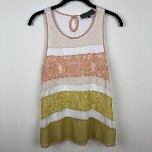 MOVING SALE Anthropologie Sunday in Brooklyn Lace Tank Top XS